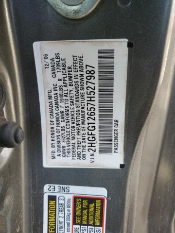 Photo 11 VIN: 2HGFG12657H527987 - HONDA CIVIC 