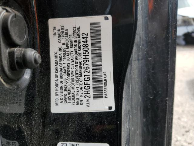 Photo 12 VIN: 2HGFG12679H508442 - HONDA CIVIC 