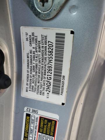 Photo 11 VIN: 2HGFG12697H558207 - HONDA CIVIC 