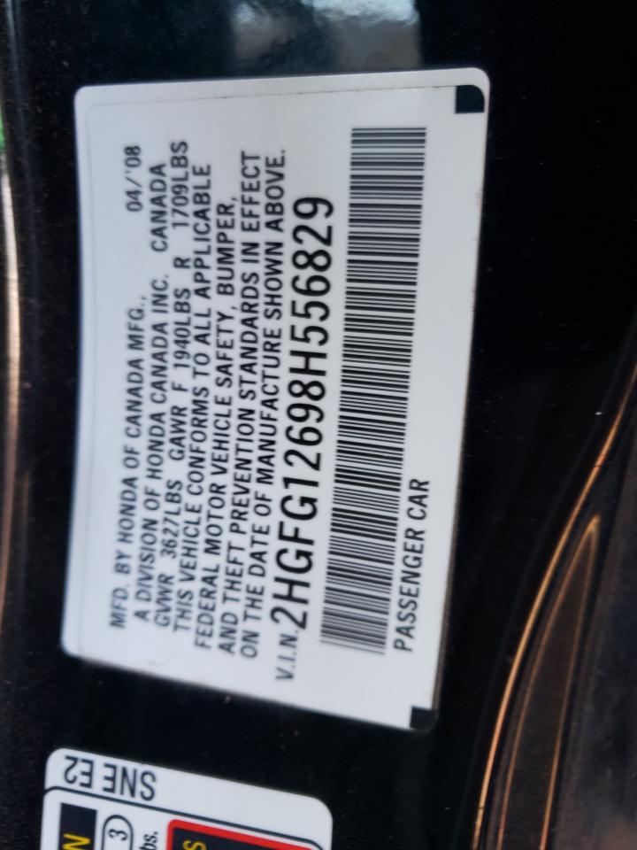 Photo 12 VIN: 2HGFG12698H556829 - HONDA CIVIC 