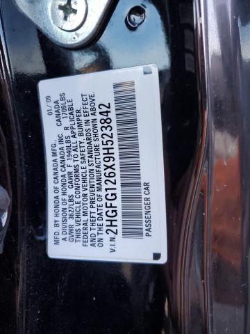 Photo 12 VIN: 2HGFG126X9H523842 - HONDA CIVIC 