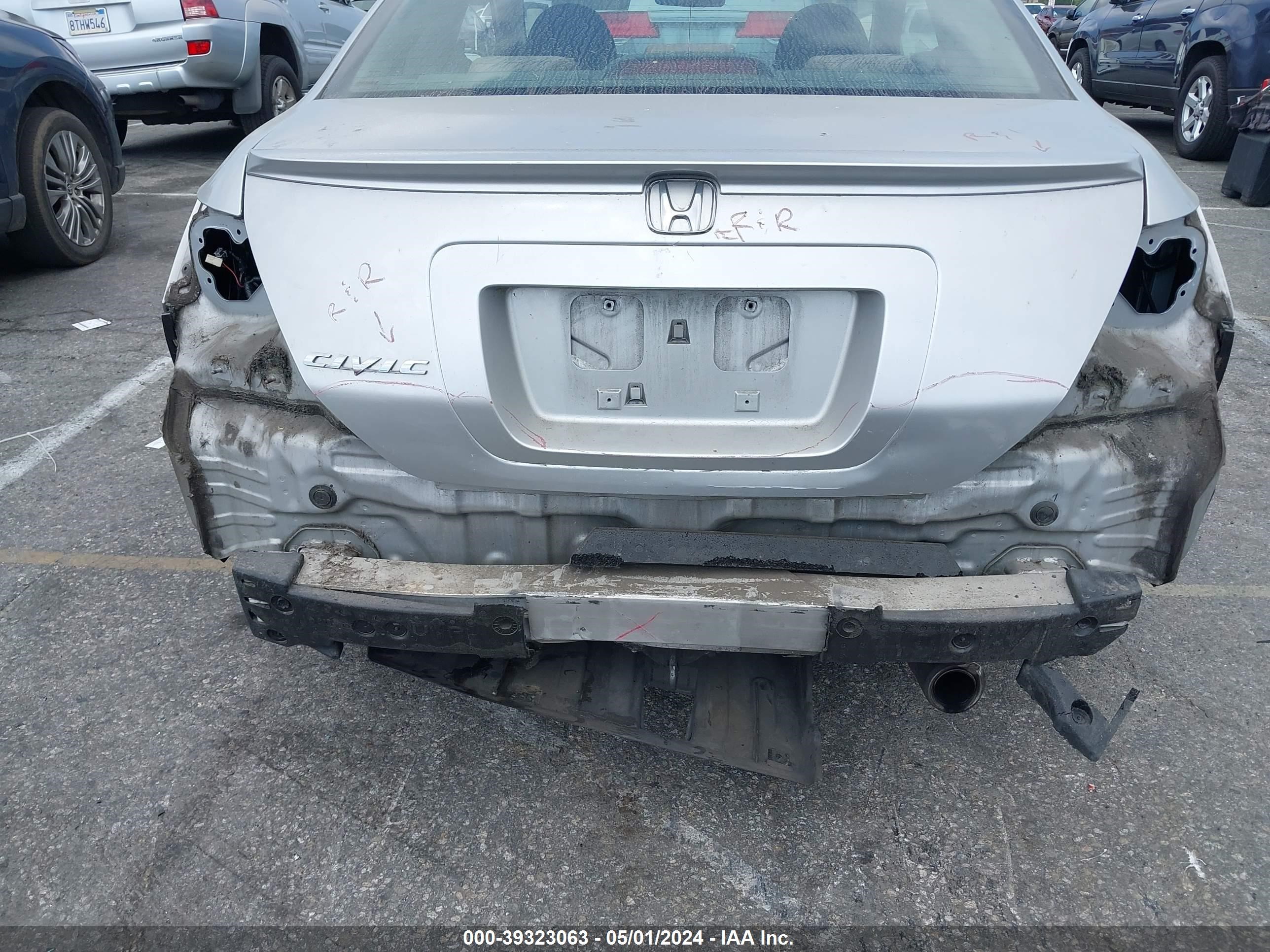 Photo 5 VIN: 2HGFG12867H570283 - HONDA CIVIC 