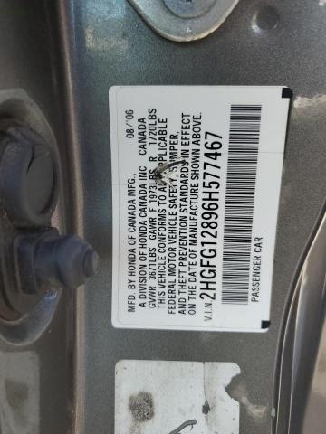 Photo 11 VIN: 2HGFG12896H577467 - HONDA CIVIC 