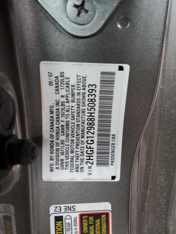 Photo 11 VIN: 2HGFG12988H508393 - HONDA CIVIC EXL 