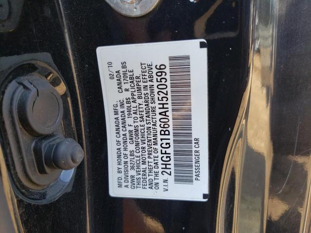 Photo 11 VIN: 2HGFG1B60AH520596 - HONDA CIVIC 