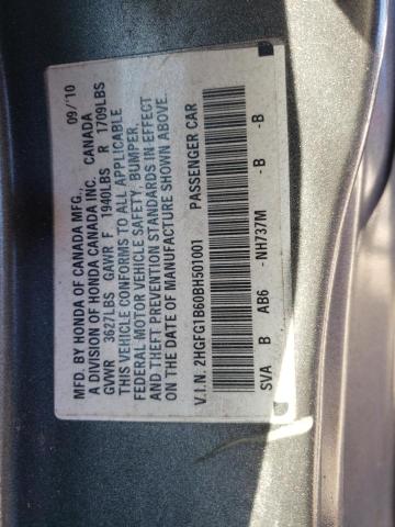 Photo 9 VIN: 2HGFG1B60BH501001 - HONDA CIVIC LX 