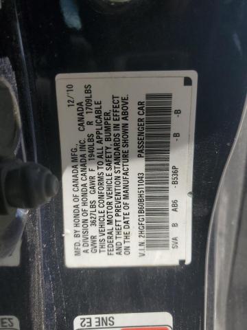 Photo 11 VIN: 2HGFG1B60BH511043 - HONDA CIVIC LX 