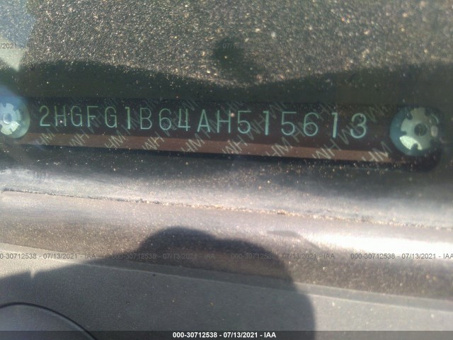 Photo 8 VIN: 2HGFG1B64AH515613 - HONDA CIVIC CPE 