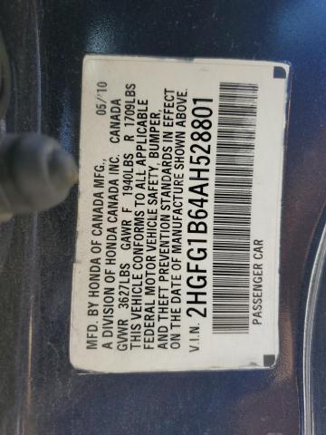 Photo 12 VIN: 2HGFG1B64AH528801 - HONDA CIVIC 