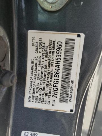 Photo 12 VIN: 2HGFG1B64AH535960 - HONDA CIVIC 