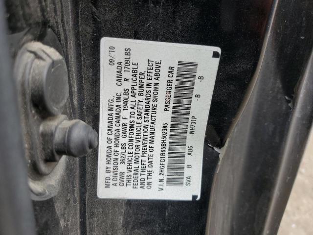 Photo 11 VIN: 2HGFG1B65BH502385 - HONDA CIVIC 