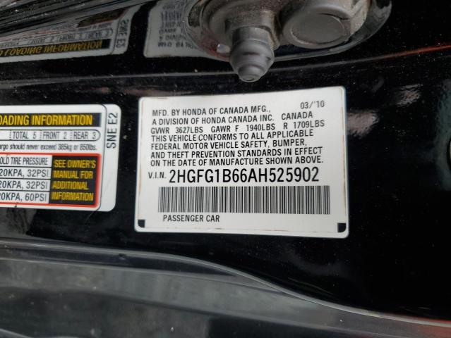 Photo 12 VIN: 2HGFG1B66AH525902 - HONDA CIVIC LX 