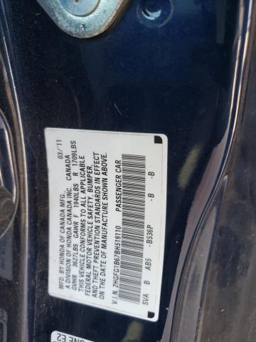 Photo 11 VIN: 2HGFG1B67BH519110 - HONDA CIVIC LX 