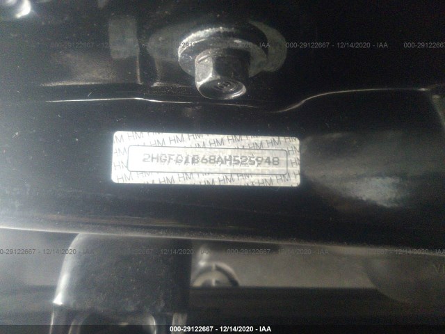 Photo 8 VIN: 2HGFG1B68AH525948 - HONDA CIVIC CPE 