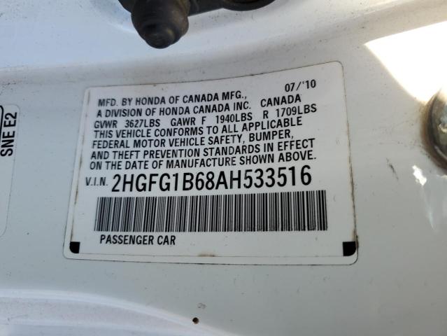 Photo 12 VIN: 2HGFG1B68AH533516 - HONDA CIVIC LX 