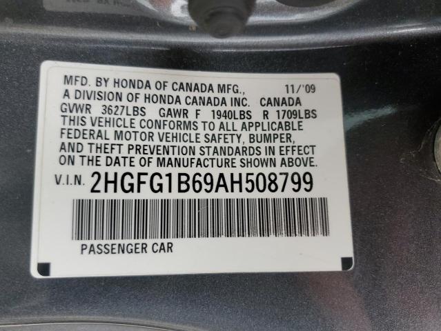 Photo 11 VIN: 2HGFG1B69AH508799 - HONDA CIVIC LX 