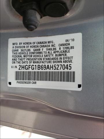 Photo 9 VIN: 2HGFG1B69AH527045 - HONDA CIVIC LX 