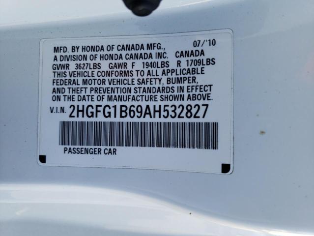 Photo 11 VIN: 2HGFG1B69AH532827 - HONDA CIVIC LX 