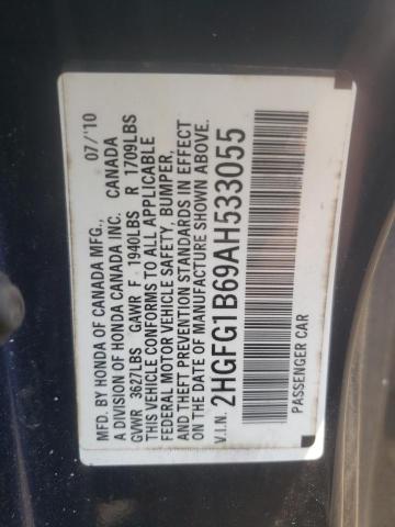 Photo 12 VIN: 2HGFG1B69AH533055 - HONDA CIVIC LX 