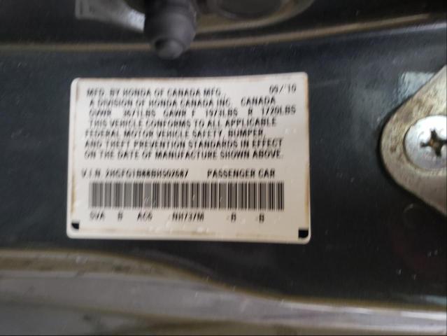 Photo 9 VIN: 2HGFG1B88BH502687 - HONDA CIVIC EX 