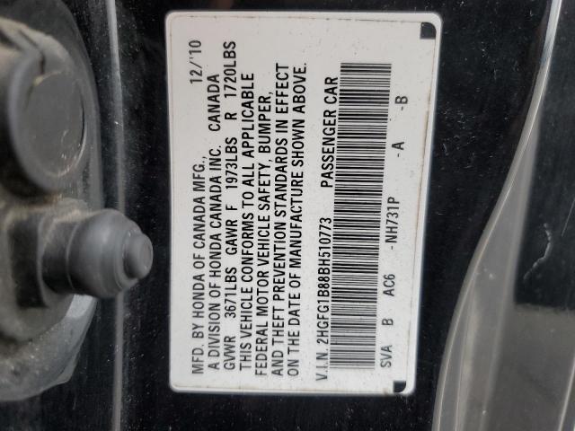 Photo 11 VIN: 2HGFG1B88BH510773 - HONDA CIVIC EX 