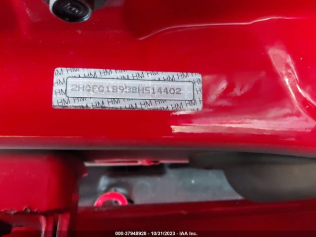 Photo 8 VIN: 2HGFG1B93BH514402 - HONDA CIVIC 