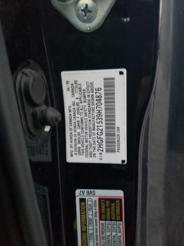 Photo 11 VIN: 2HGFG21539H704876 - HONDA CIVIC 