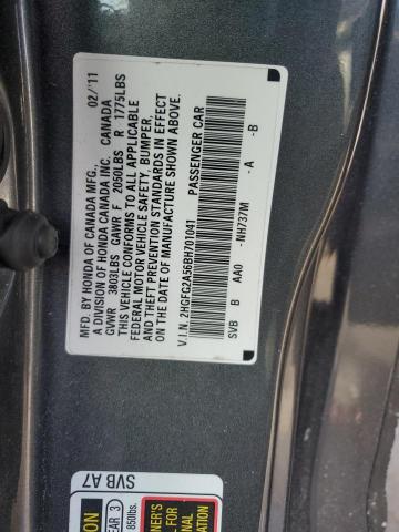 Photo 11 VIN: 2HGFG2A56BH701041 - HONDA CIVIC 