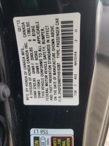 Photo 12 VIN: 2HGFG3A87FH516387 - HONDA CIVIC EX 