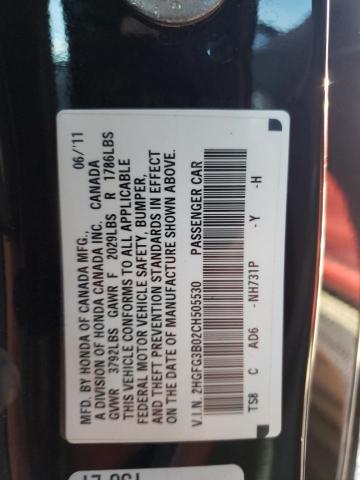 Photo 11 VIN: 2HGFG3B02CH505530 - HONDA CIVIC EXL 