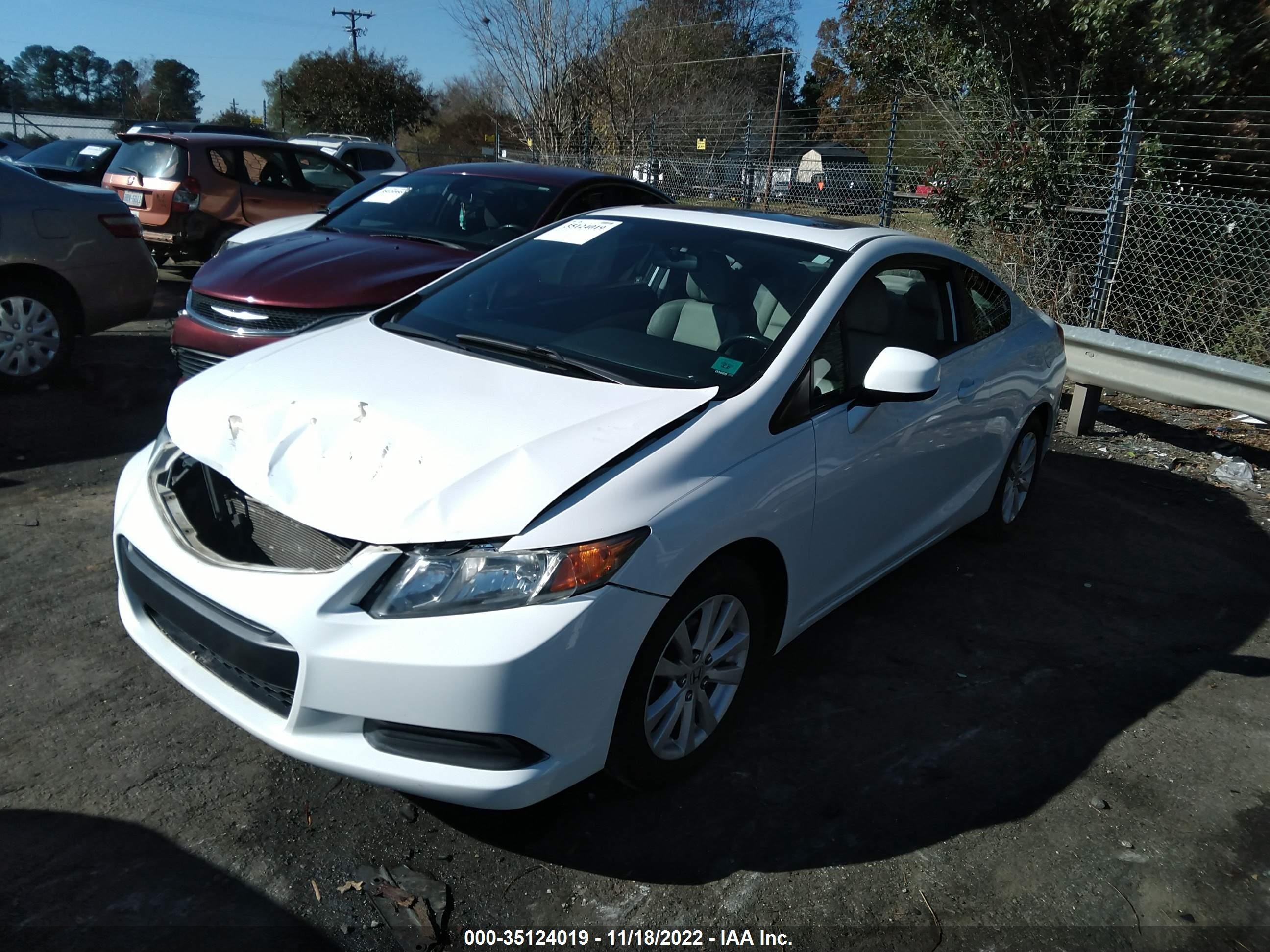 Photo 1 VIN: 2HGFG3B13CH544622 - HONDA CIVIC 