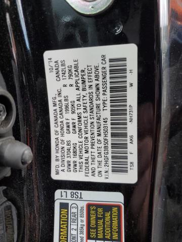 Photo 11 VIN: 2HGFG3B50FH503145 - HONDA CIVIC 