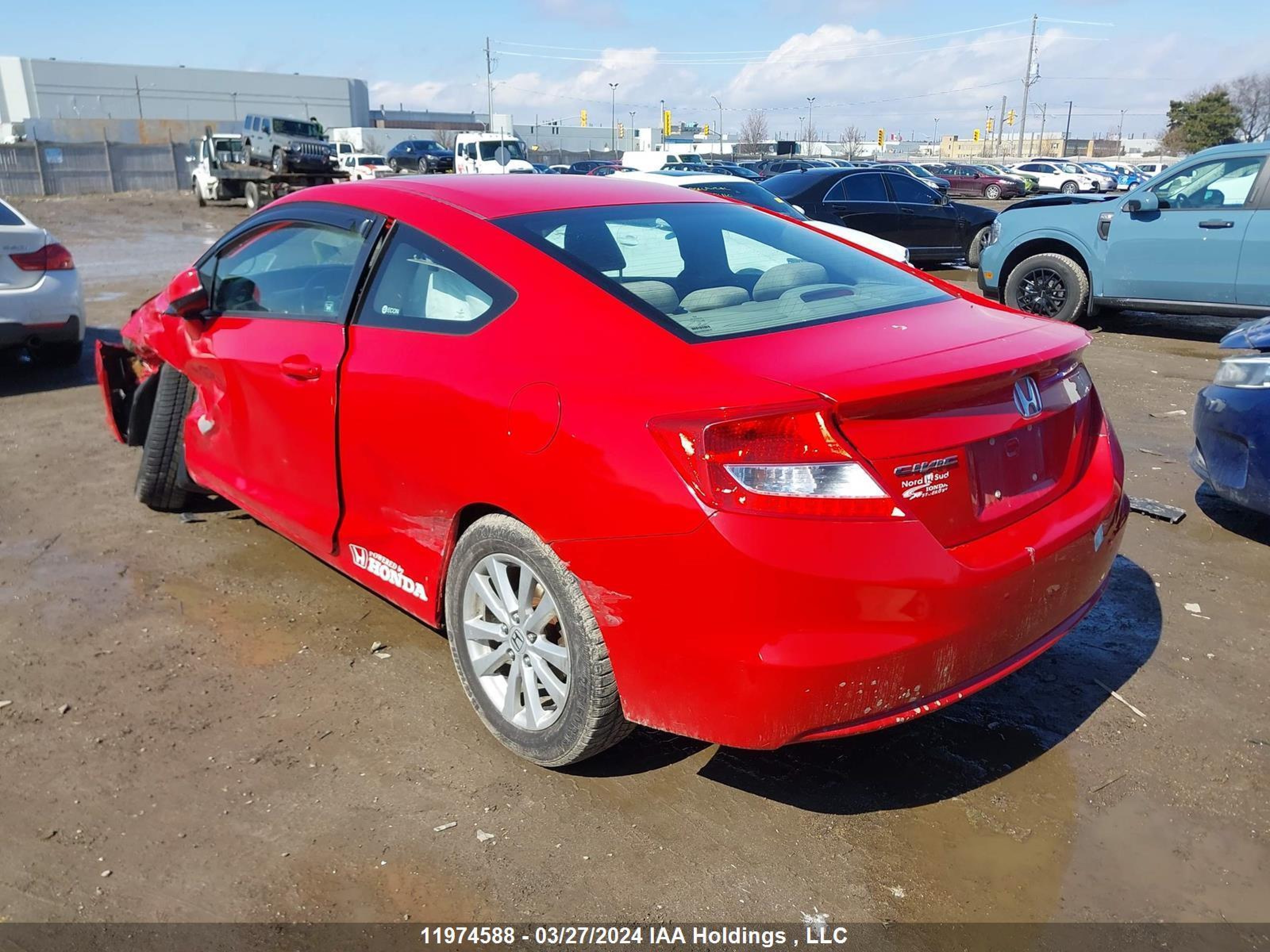 Photo 2 VIN: 2HGFG3B52CH006545 - HONDA CIVIC 