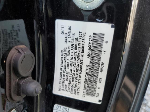 Photo 11 VIN: 2HGFG3B52CH511551 - HONDA CIVIC LX 