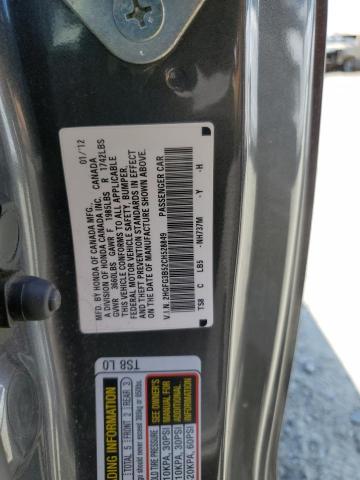 Photo 11 VIN: 2HGFG3B52CH528849 - HONDA CIVIC LX 