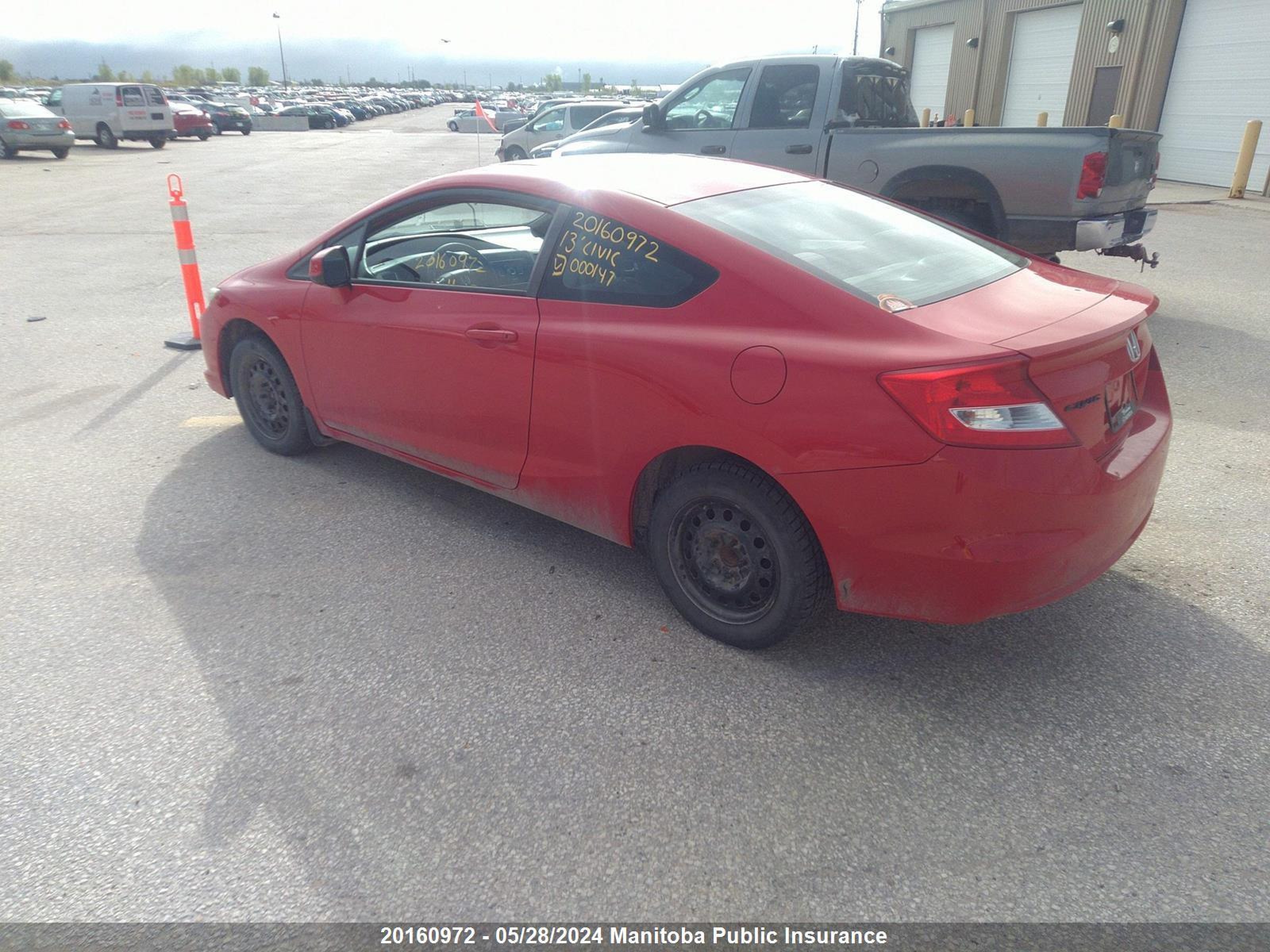 Photo 2 VIN: 2HGFG3B52DH000147 - HONDA CIVIC 