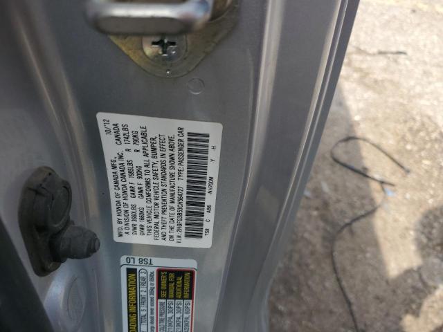 Photo 11 VIN: 2HGFG3B53CH564727 - HONDA CIVIC LX 