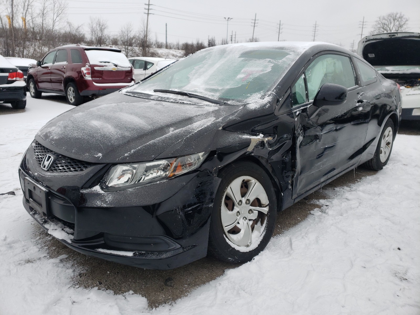 Photo 1 VIN: 2HGFG3B54DH525369 - HONDA CIVIC LX 