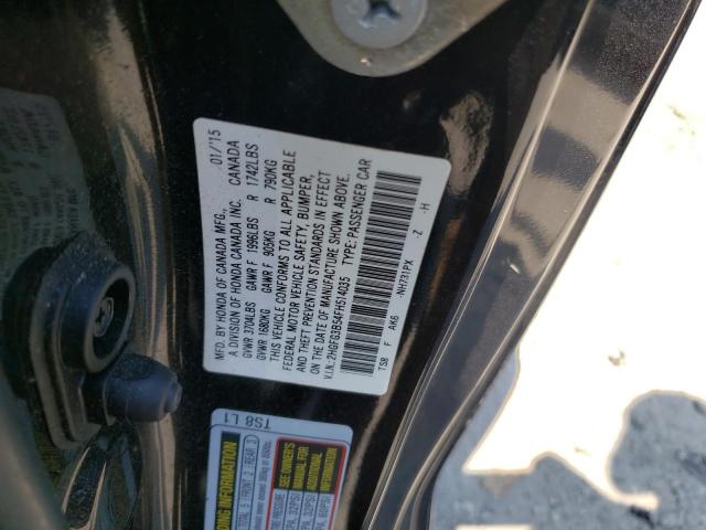 Photo 11 VIN: 2HGFG3B54FH514035 - HONDA CIVIC 