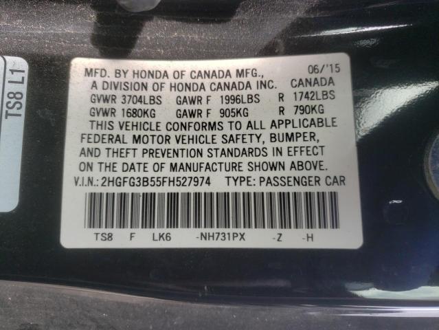 Photo 11 VIN: 2HGFG3B55FH527974 - HONDA CIVIC LX 