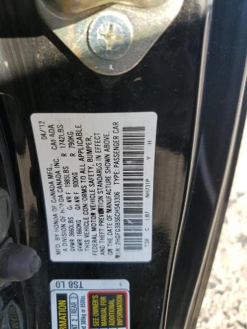 Photo 11 VIN: 2HGFG3B56CH543306 - HONDA CIVIC LX 