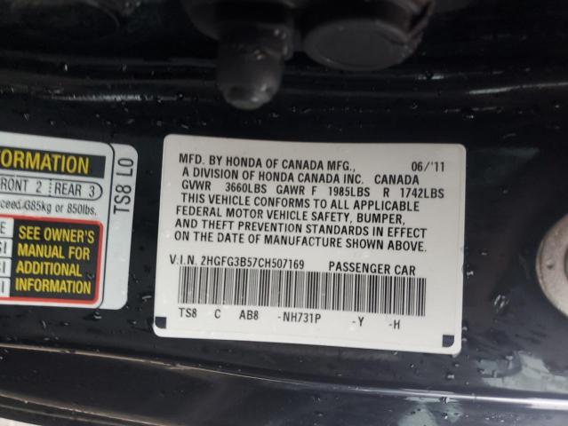 Photo 11 VIN: 2HGFG3B57CH507169 - HONDA CIVIC 