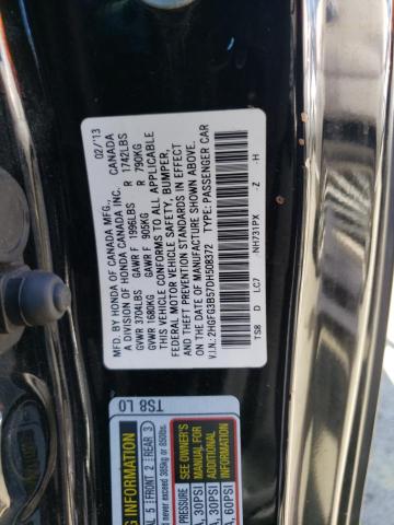 Photo 11 VIN: 2HGFG3B57DH508372 - HONDA CIVIC LX 