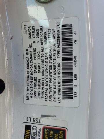 Photo 12 VIN: 2HGFG3B57EH506302 - HONDA CIVIC 