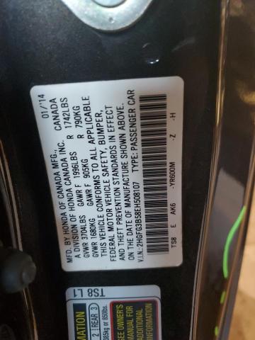 Photo 12 VIN: 2HGFG3B58EH508107 - HONDA CIVIC LX 