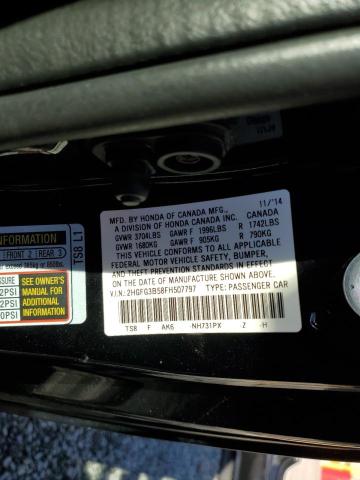 Photo 12 VIN: 2HGFG3B58FH507797 - HONDA CIVIC 