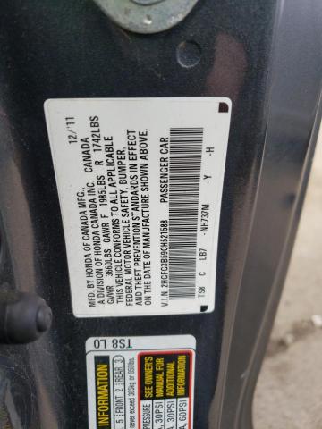 Photo 11 VIN: 2HGFG3B59CH521588 - HONDA CIVIC 