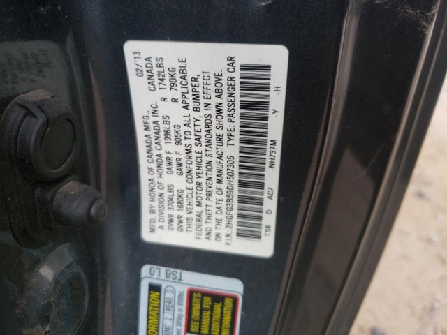 Photo 9 VIN: 2HGFG3B59DH507305 - HONDA CIVIC 