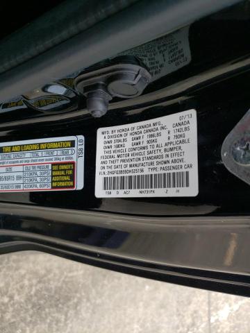 Photo 9 VIN: 2HGFG3B59DH525156 - HONDA CIVIC CPE 