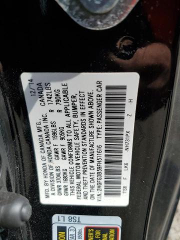 Photo 11 VIN: 2HGFG3B59FH511616 - HONDA CIVIC LX 